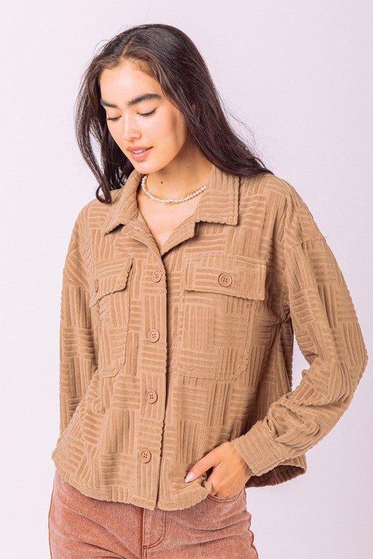 Textured Shacket