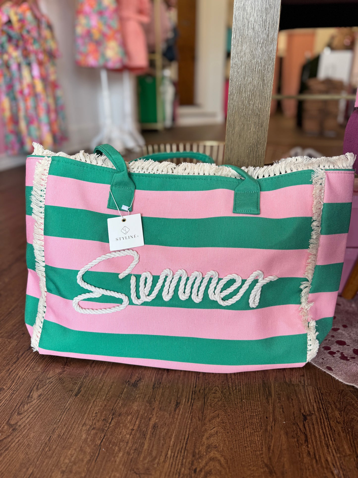 Summer Canvas Tote Bag