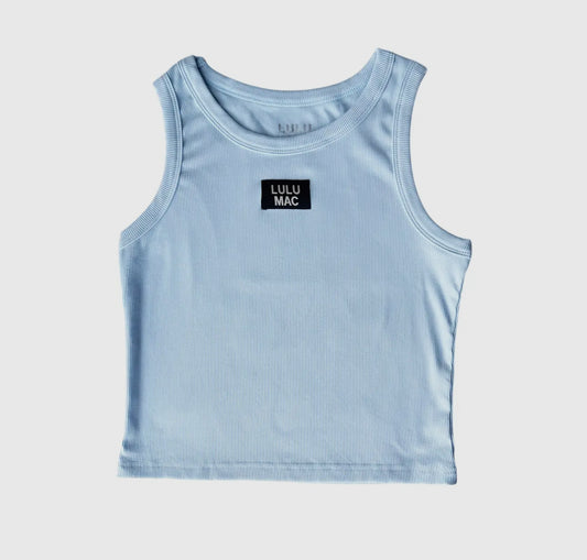 Light Blue Lulu Mac Tank