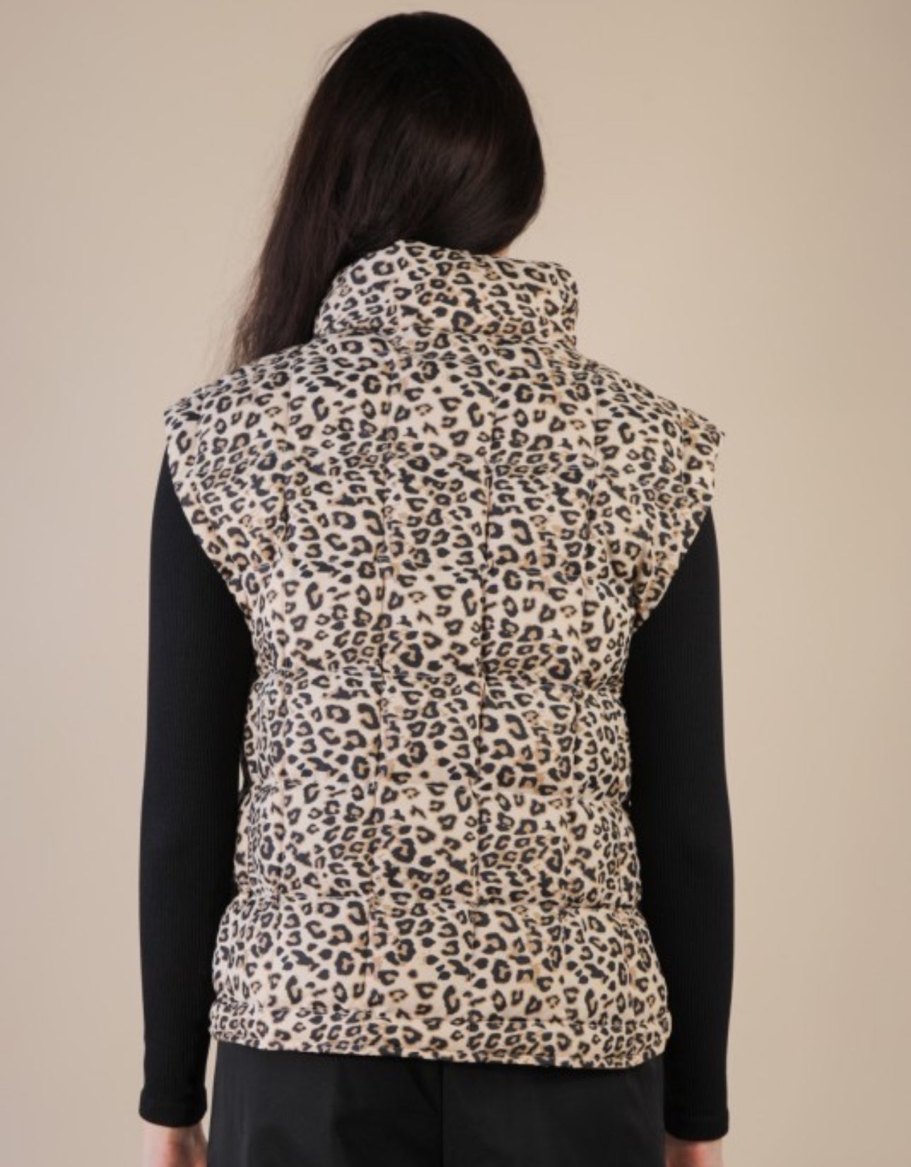 Leopard Padded Vest