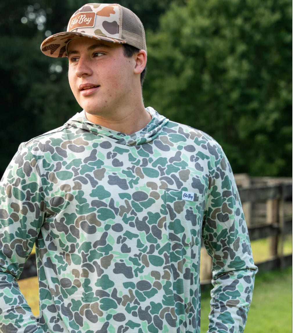 Green Duck Camo Performance T
