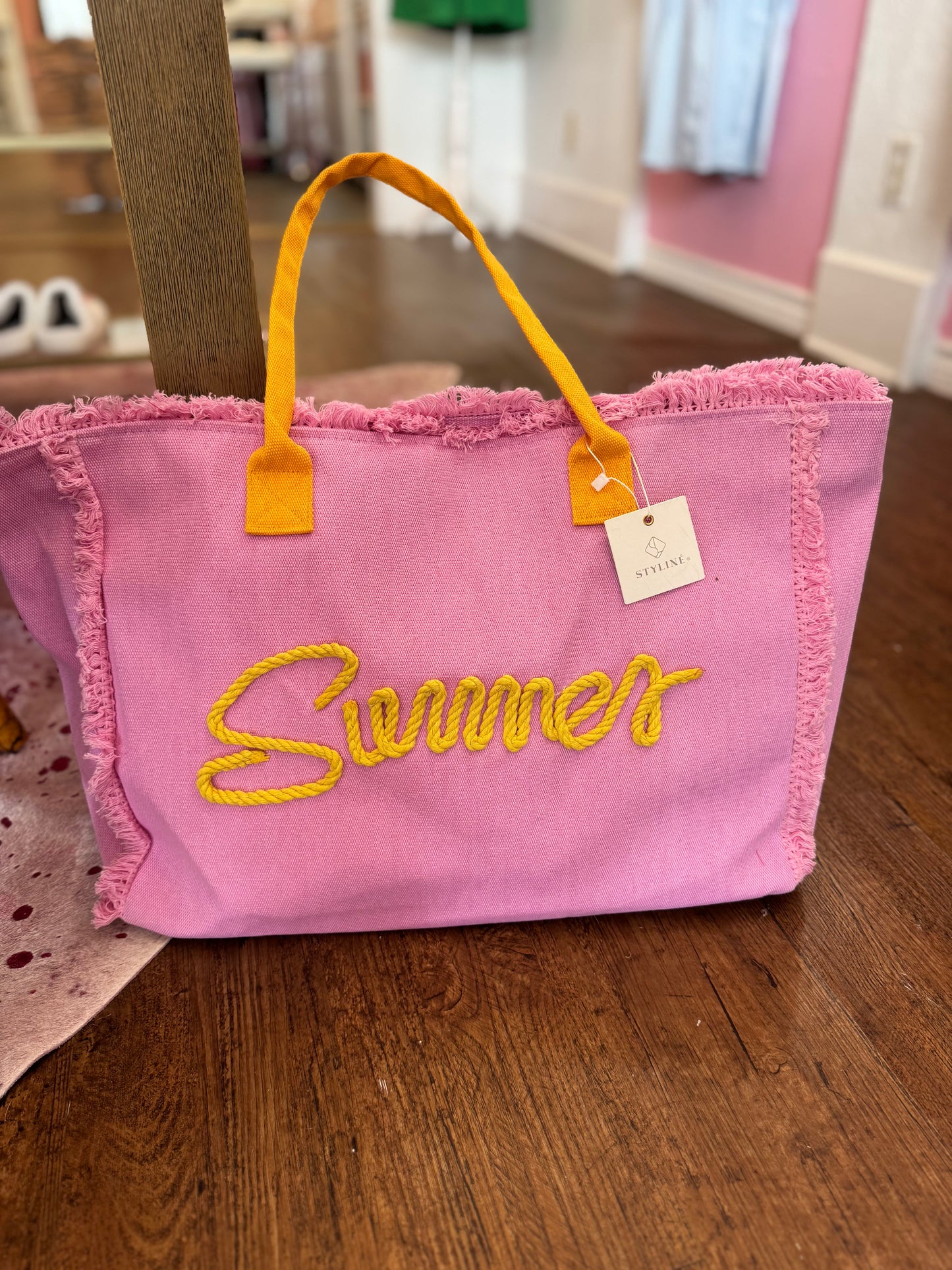 Summer Canvas Tote Bag