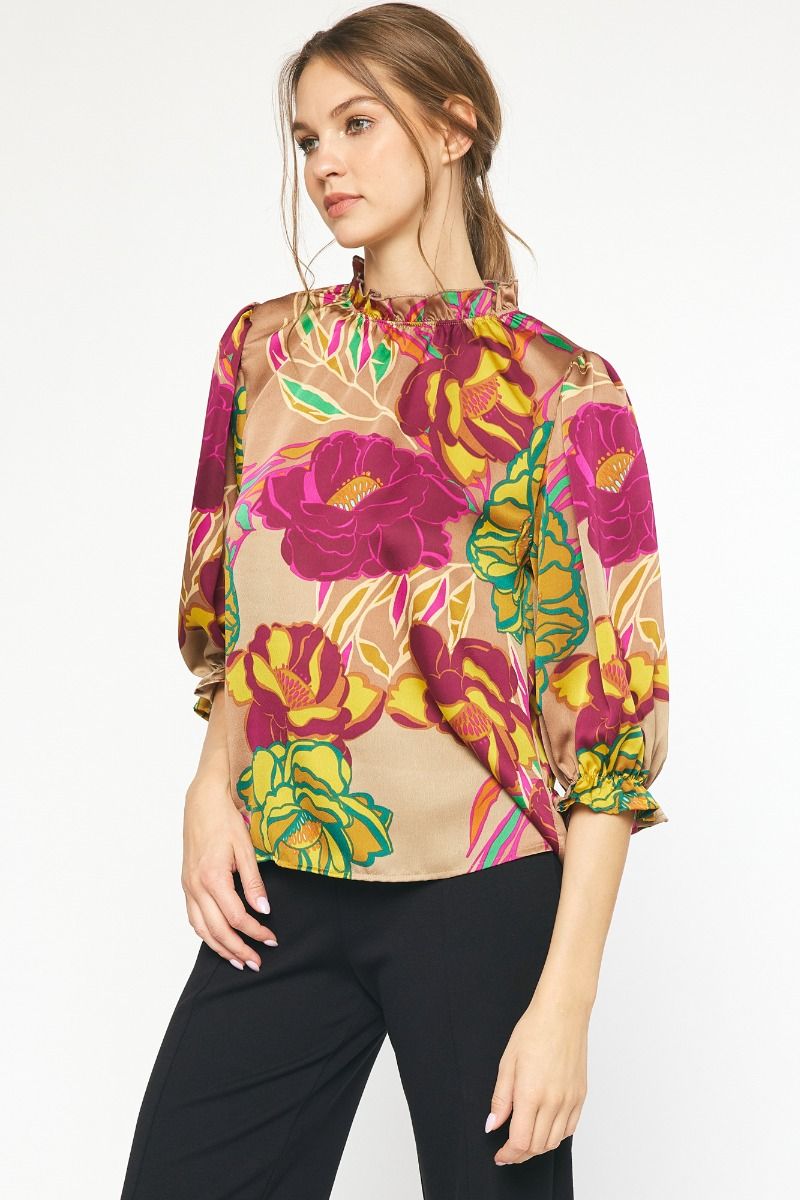 Hibiscus Blouse