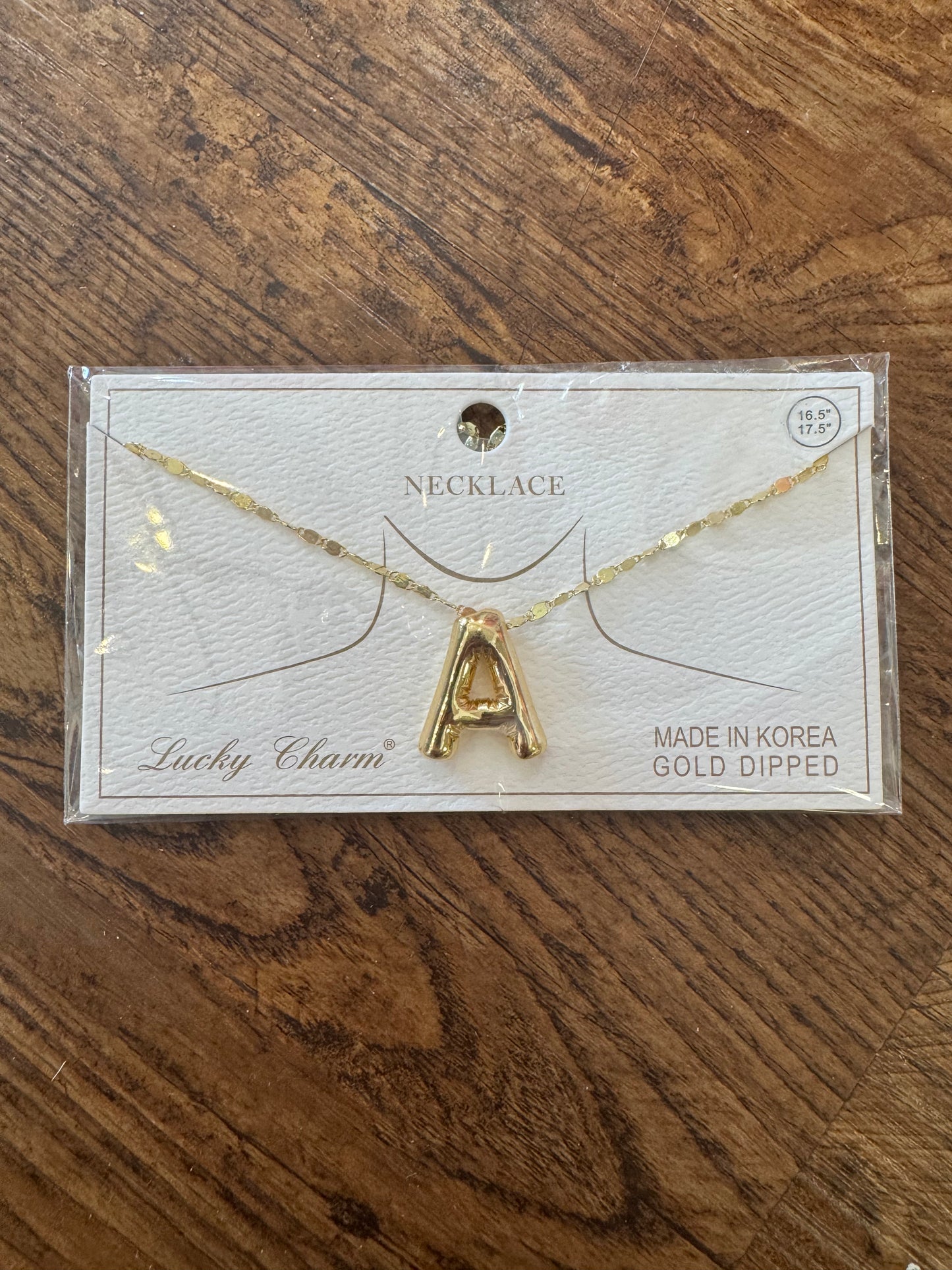 Bubble Letter Necklaces