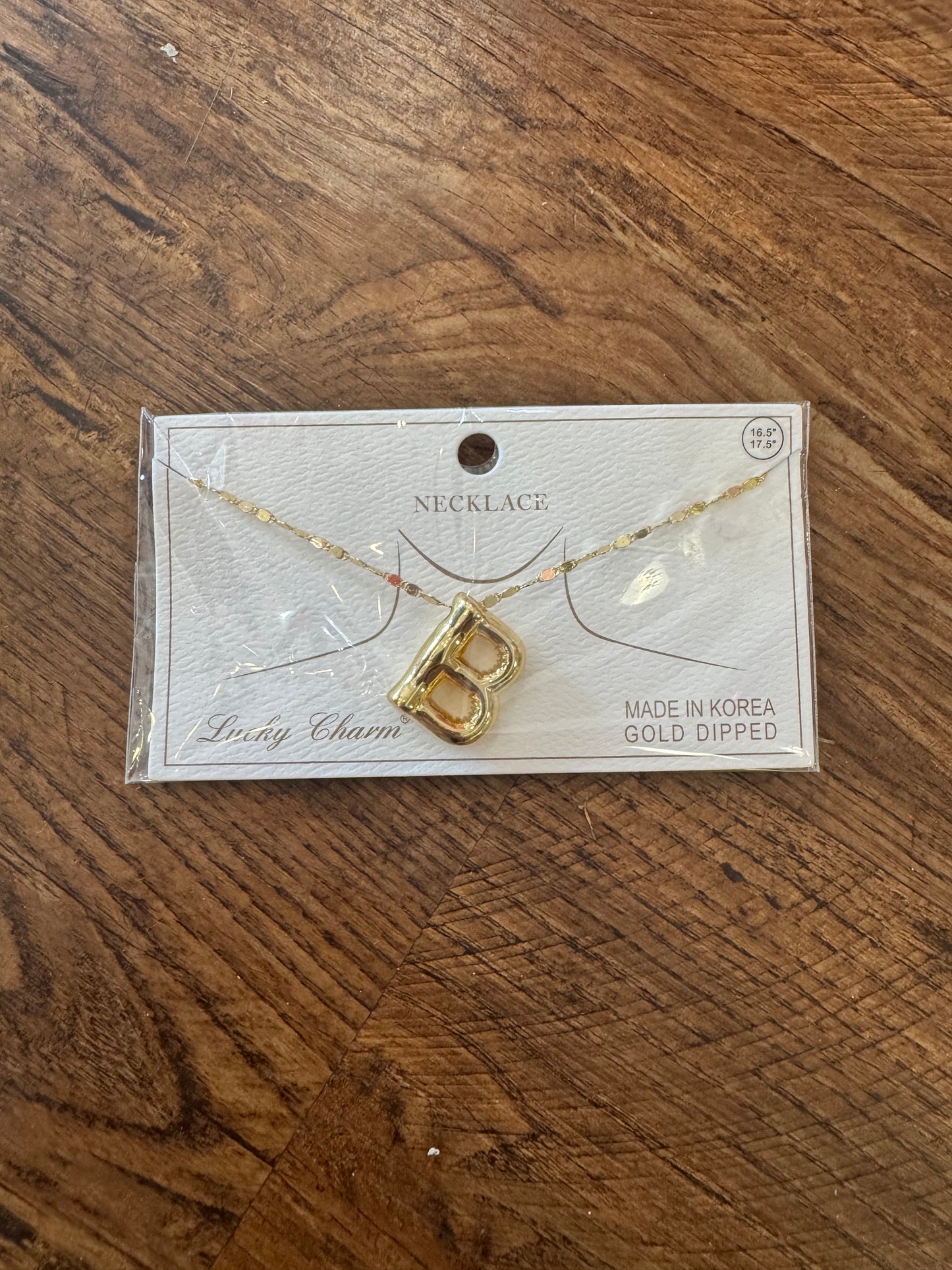 Bubble Letter Necklaces