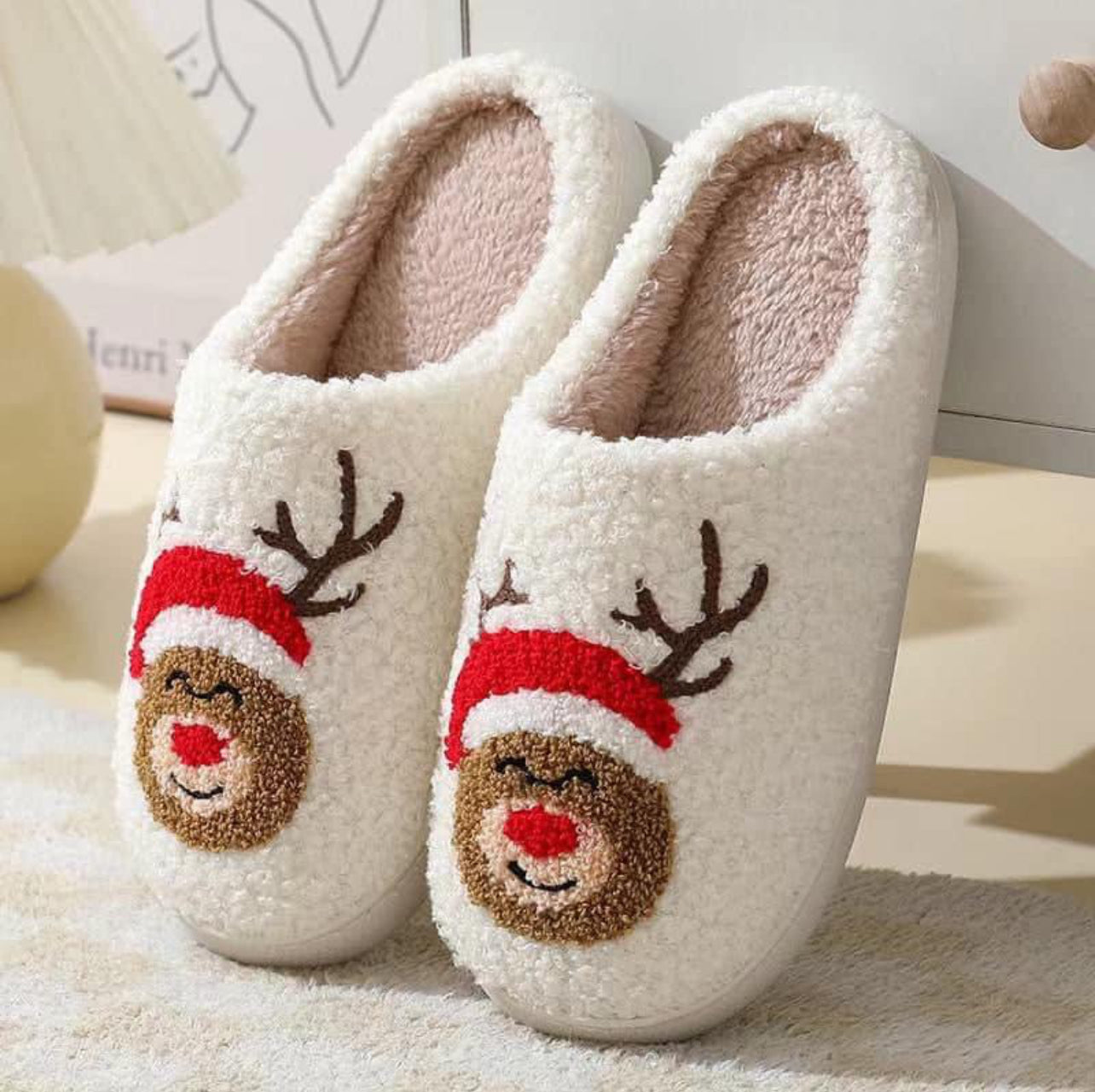 Reindeer Slippers