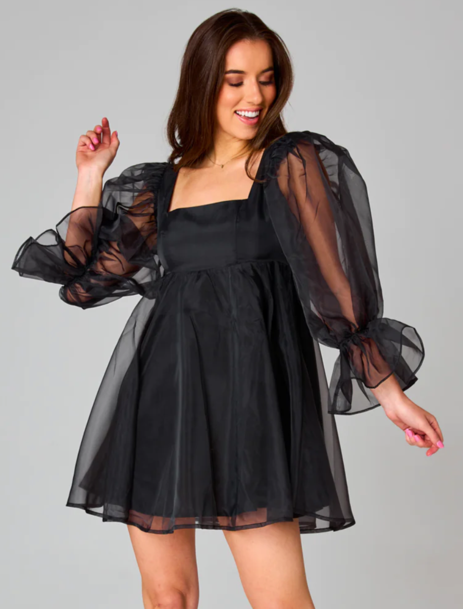 Betsy Puff Sleeve Babydoll Dress