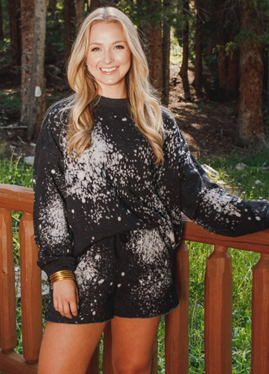 Hailey Lounge Set Black