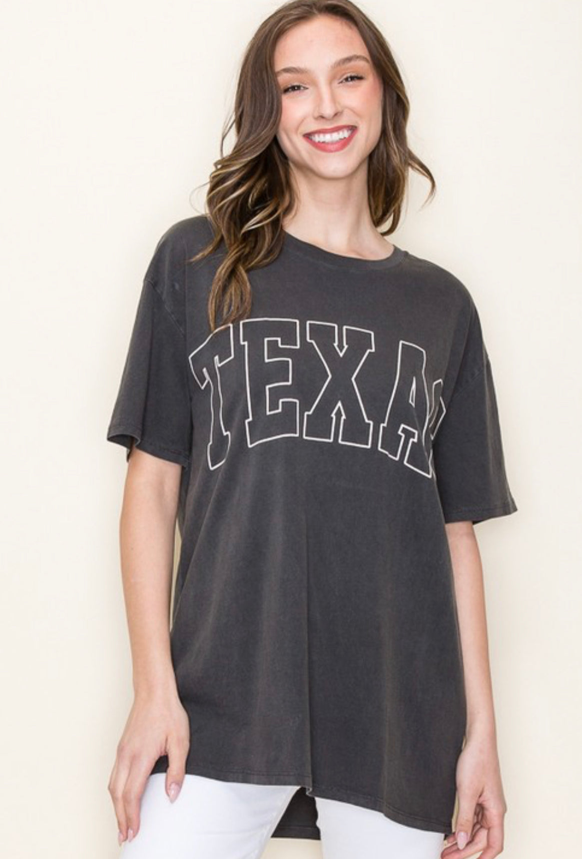 Charcoal Texas Tee