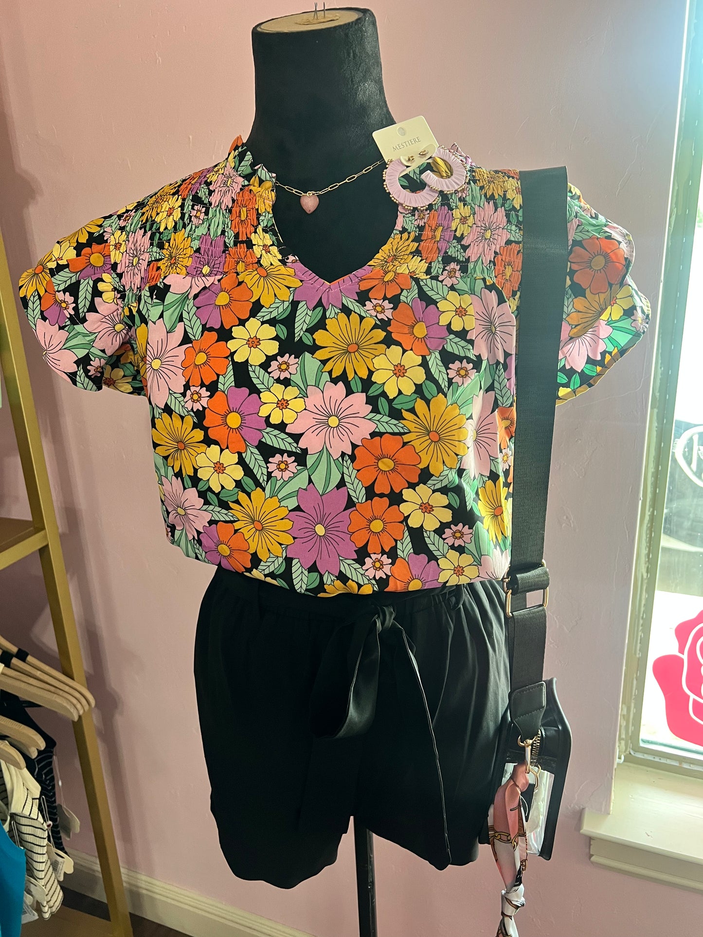 Pastel Floral Blouse