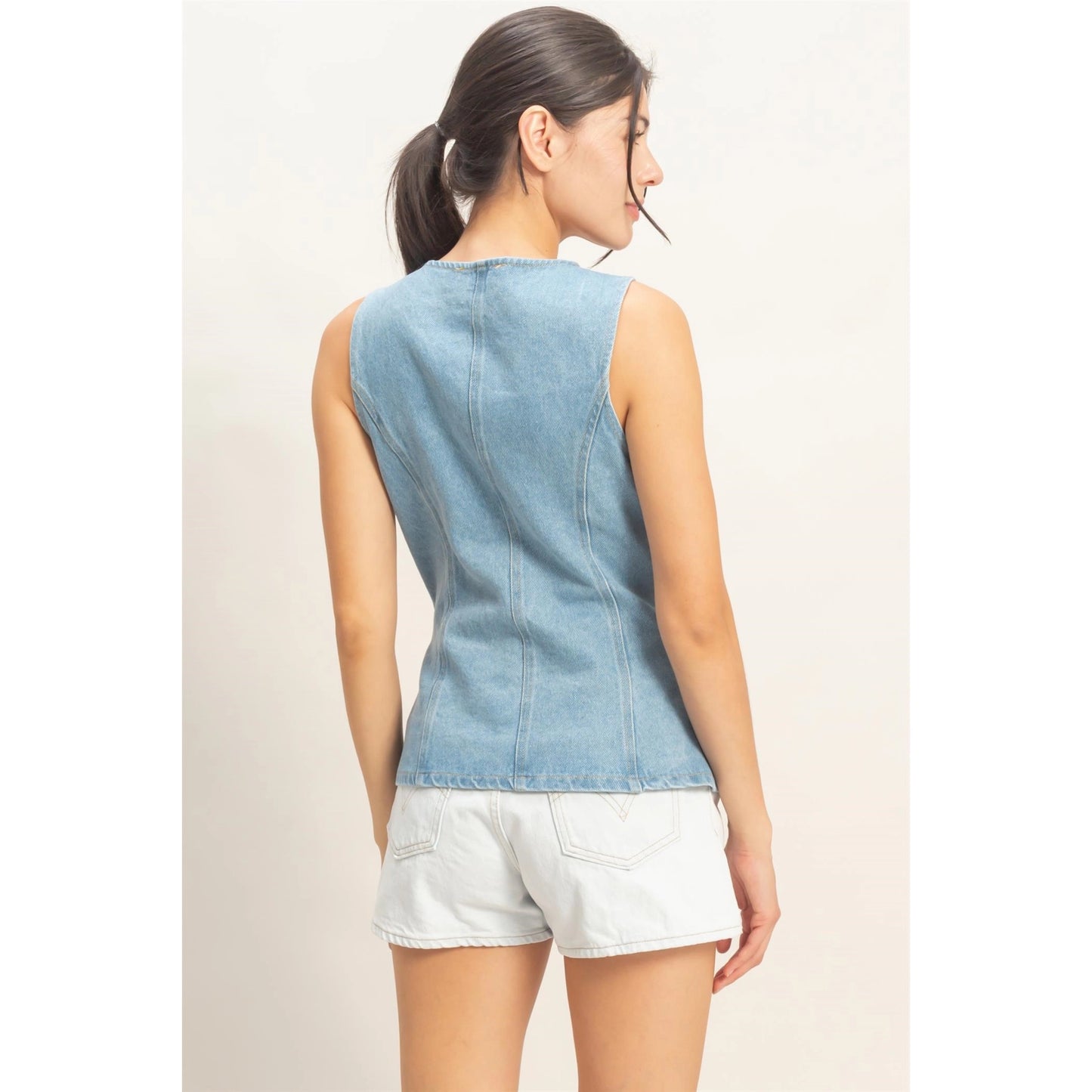Light Denim Vest