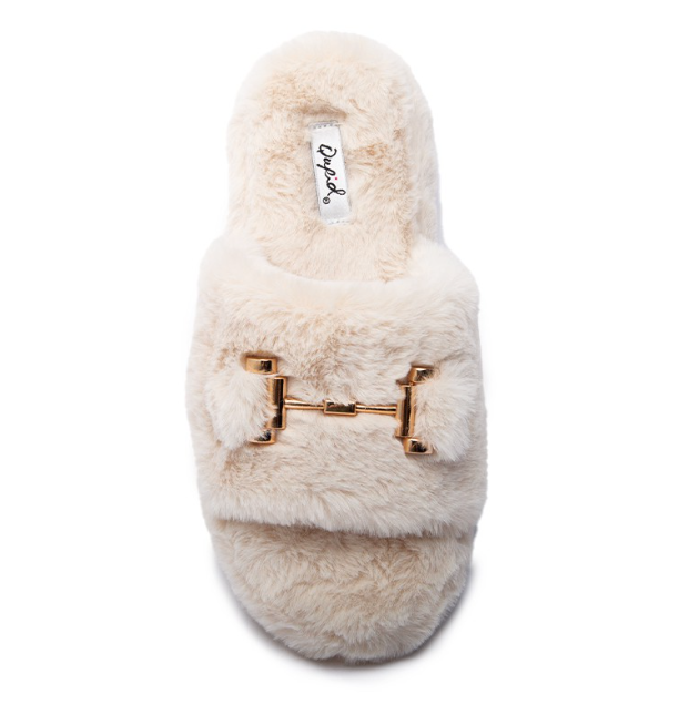 Comfy Gold Slippers