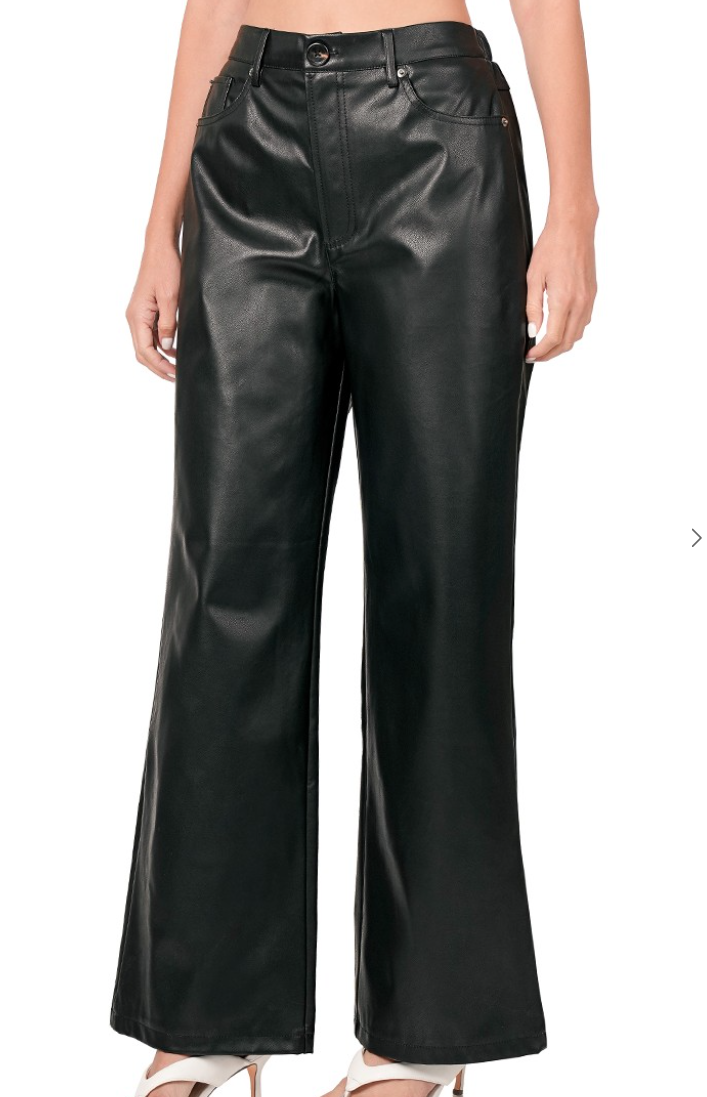 Black Leather Pants