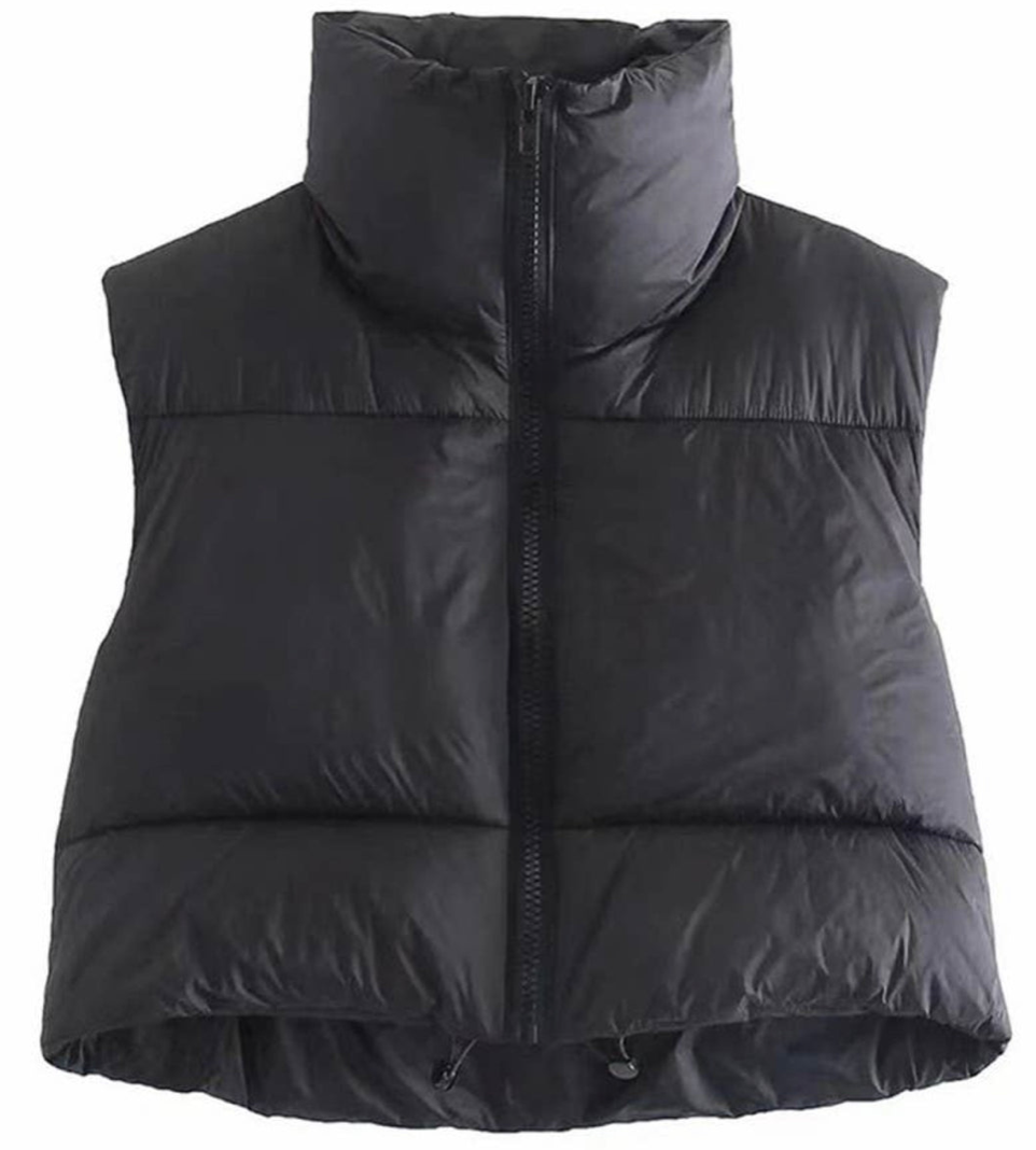 Black Puffer Vest