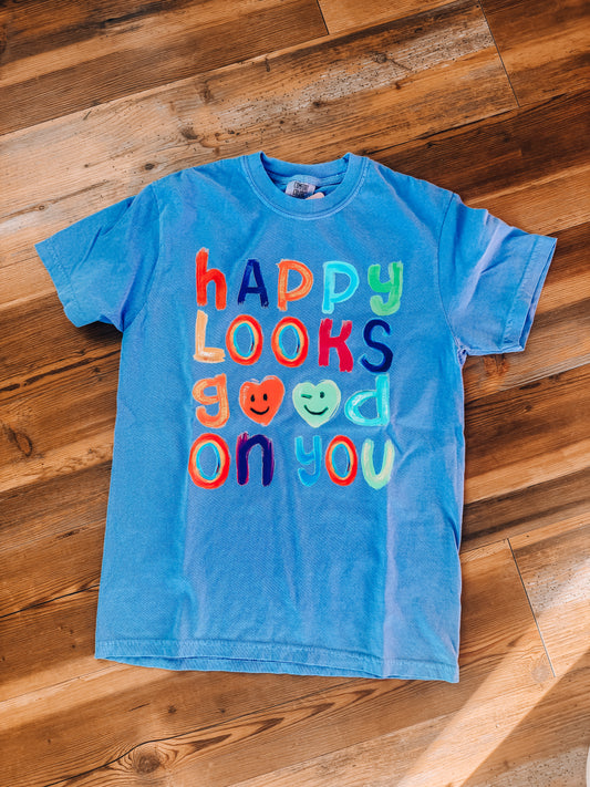 Happy Looks Good on You