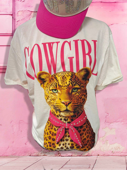 Cowgirl Cheetah T-Shirt