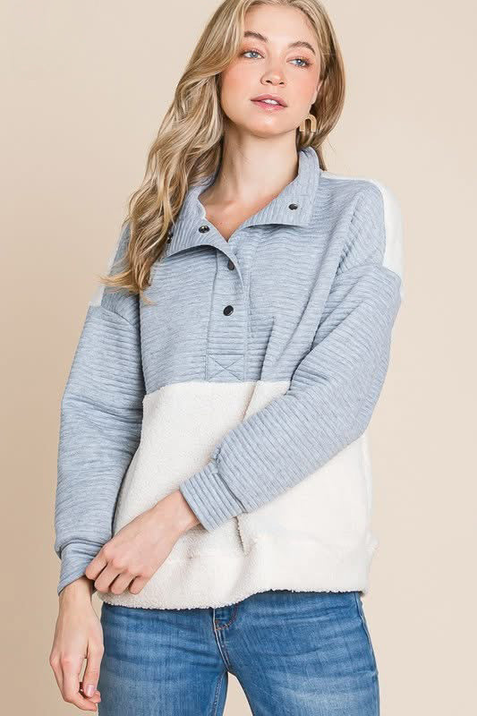 Grey Sherpa Jacket