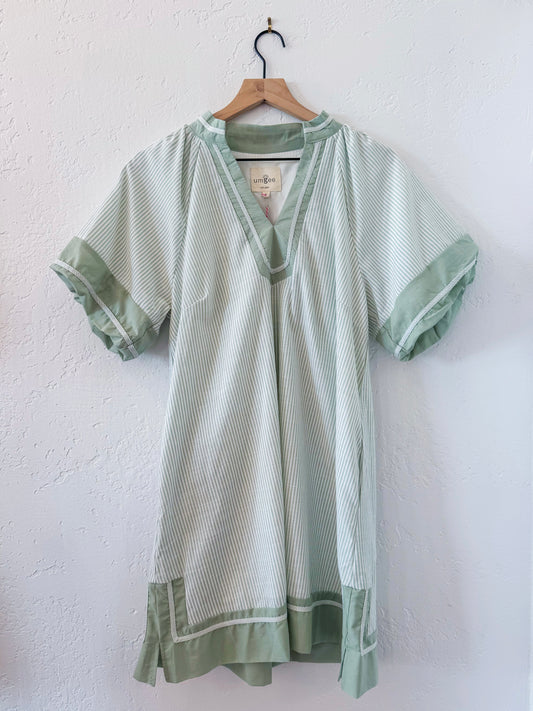 Mint Striped Dress