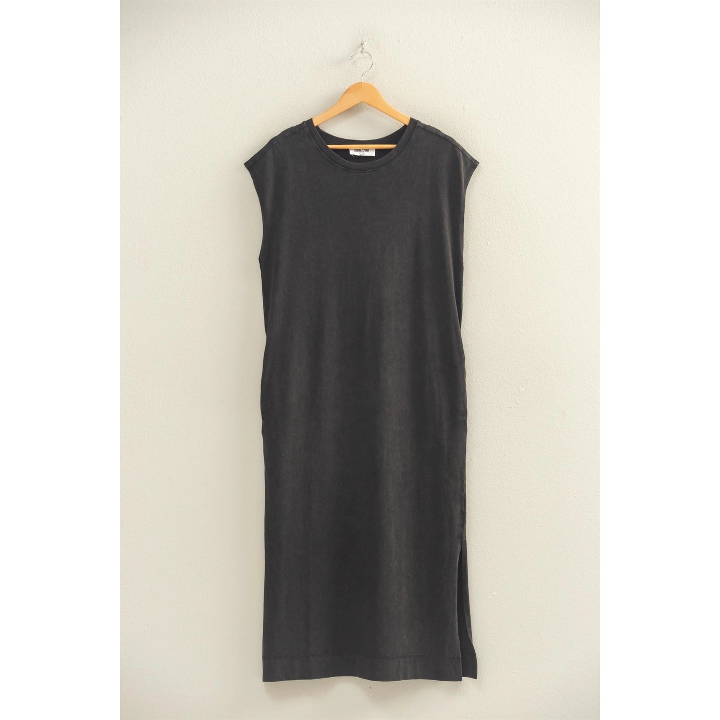 Mineral Wash Midi Dress