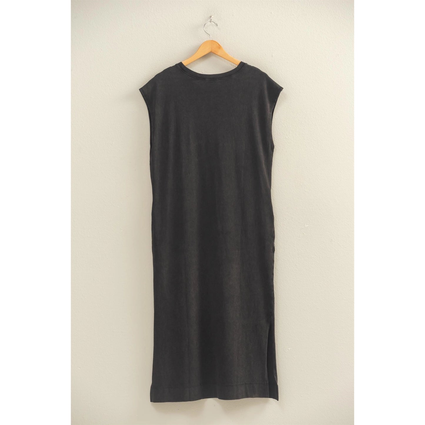 Mineral Wash Midi Dress