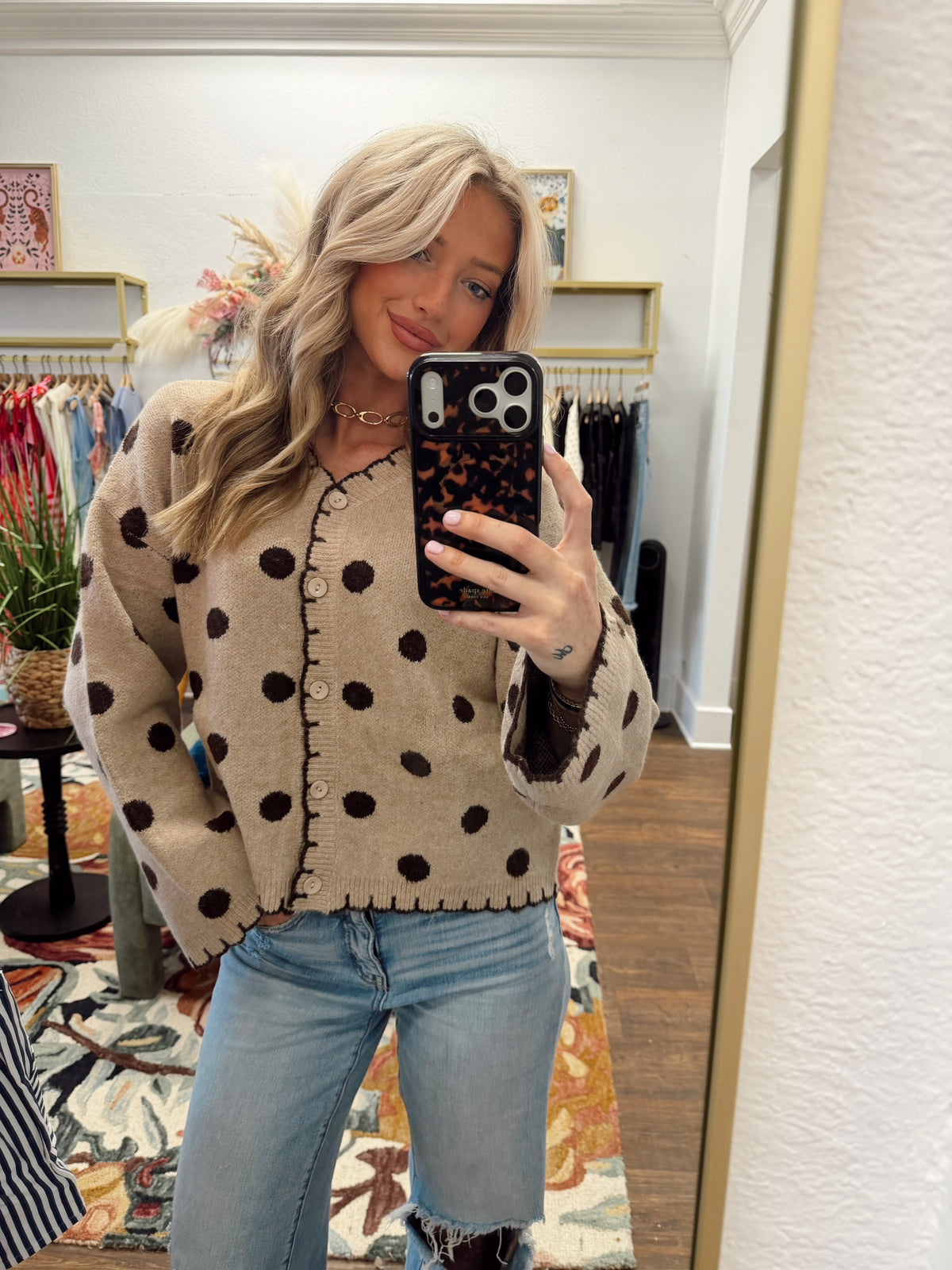 Polka Dot Sweater