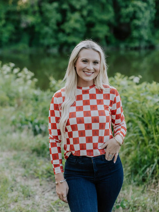Tree Checkered Mesh Top