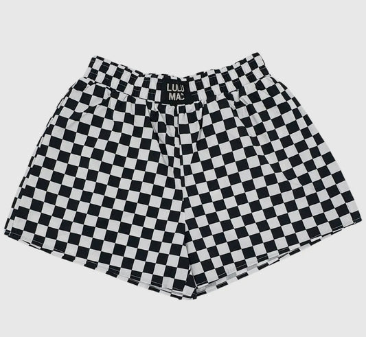 Checkered Boxer Shorts
