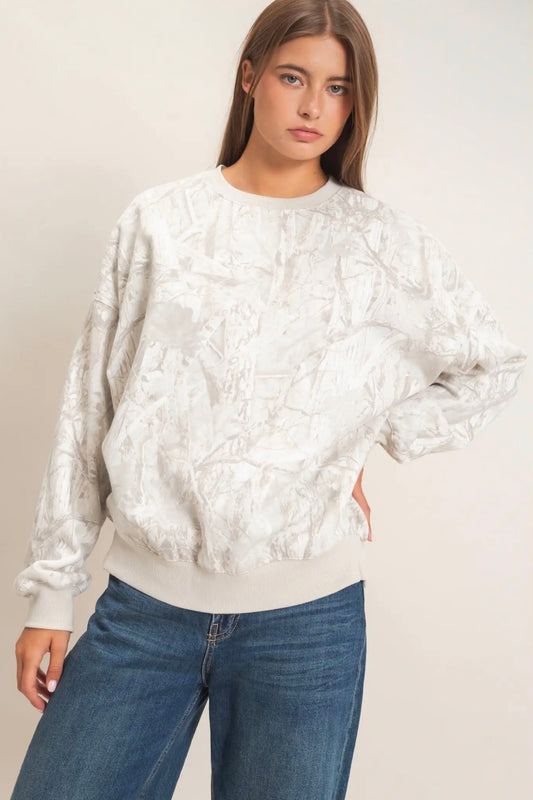Light Camo Crewneck