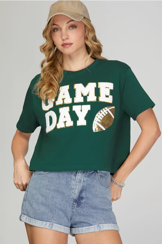 Game Day Green Tee