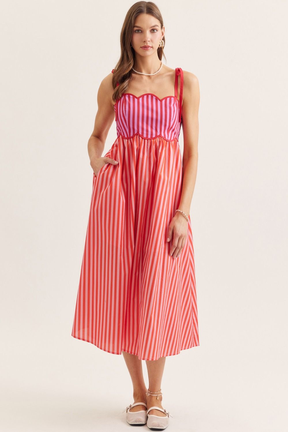 The Capri Stripe Dress