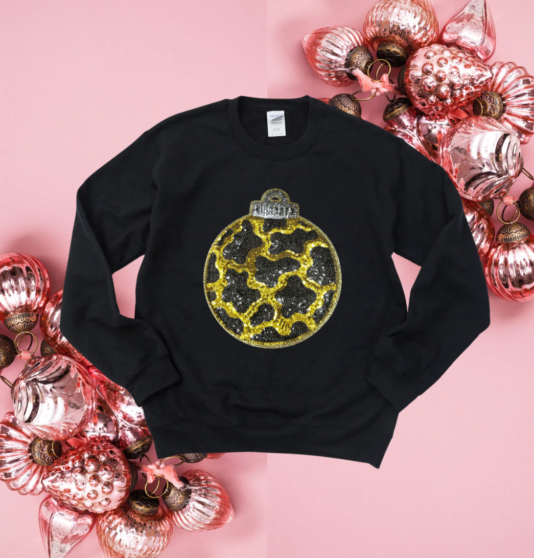 Cheetah Sequin Bulb Sweatshirt