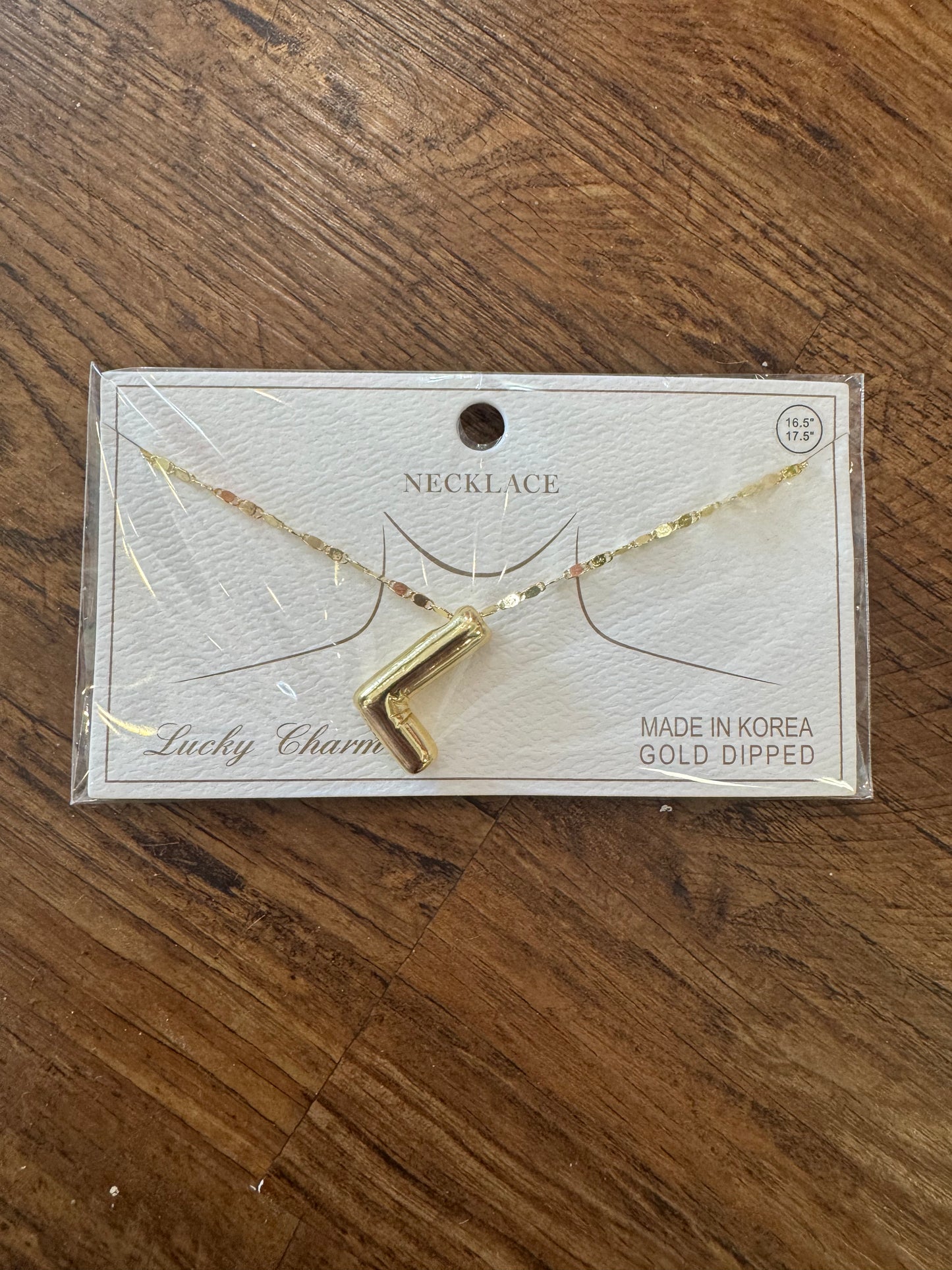 Bubble Letter Necklaces