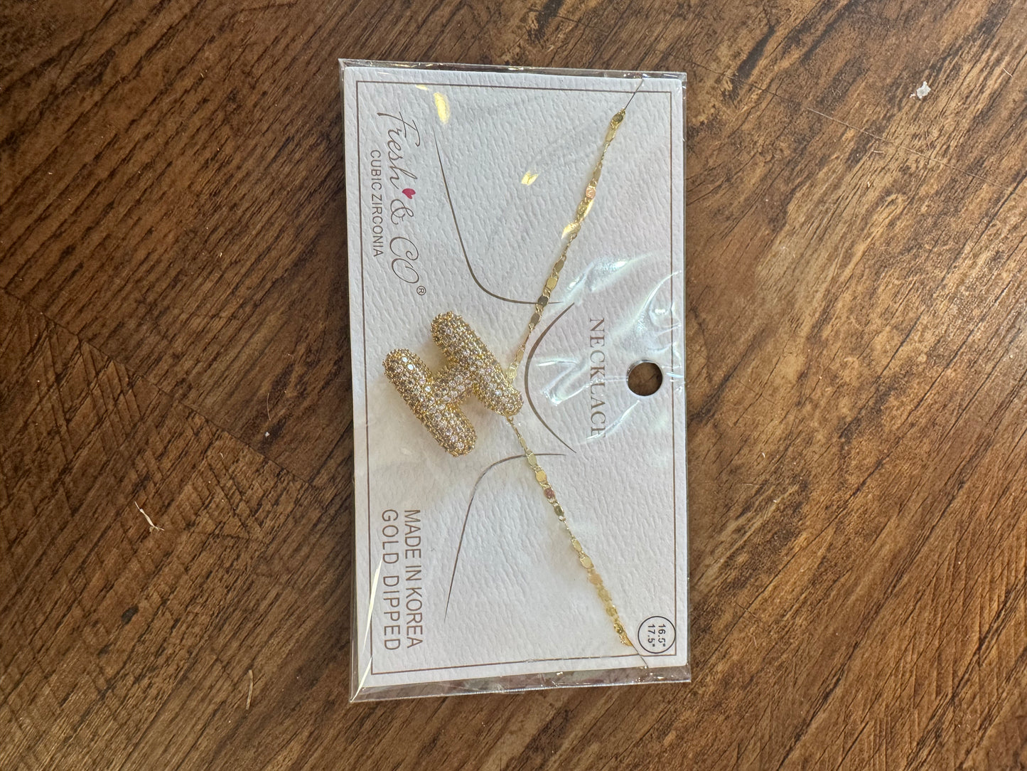 Bubble Letter Necklaces