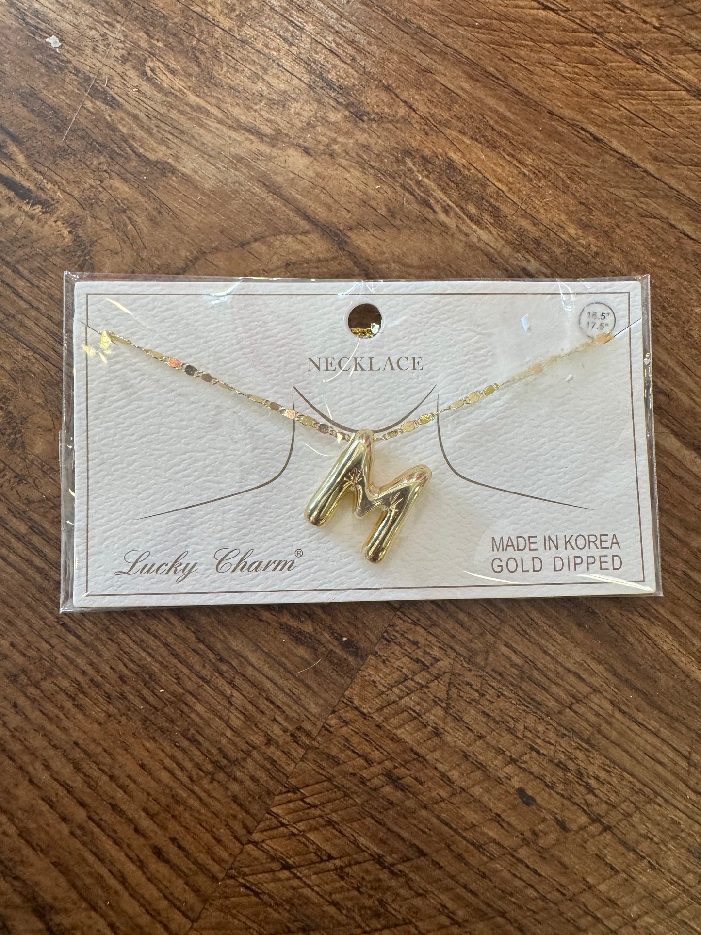 Bubble Letter Necklaces