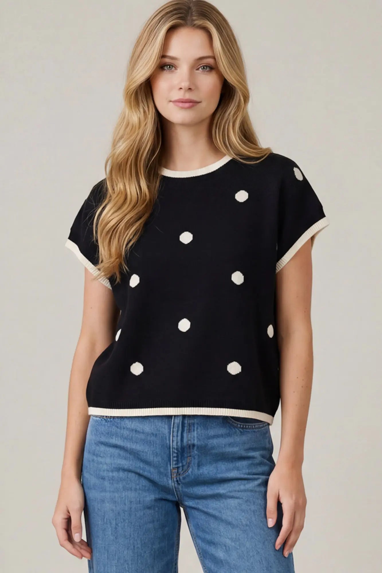 Spot On Knit Top