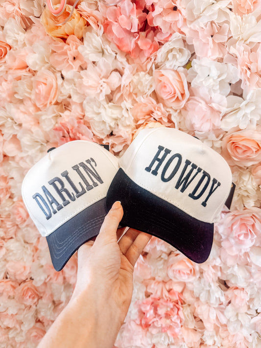 Embroidered Canvas Hat