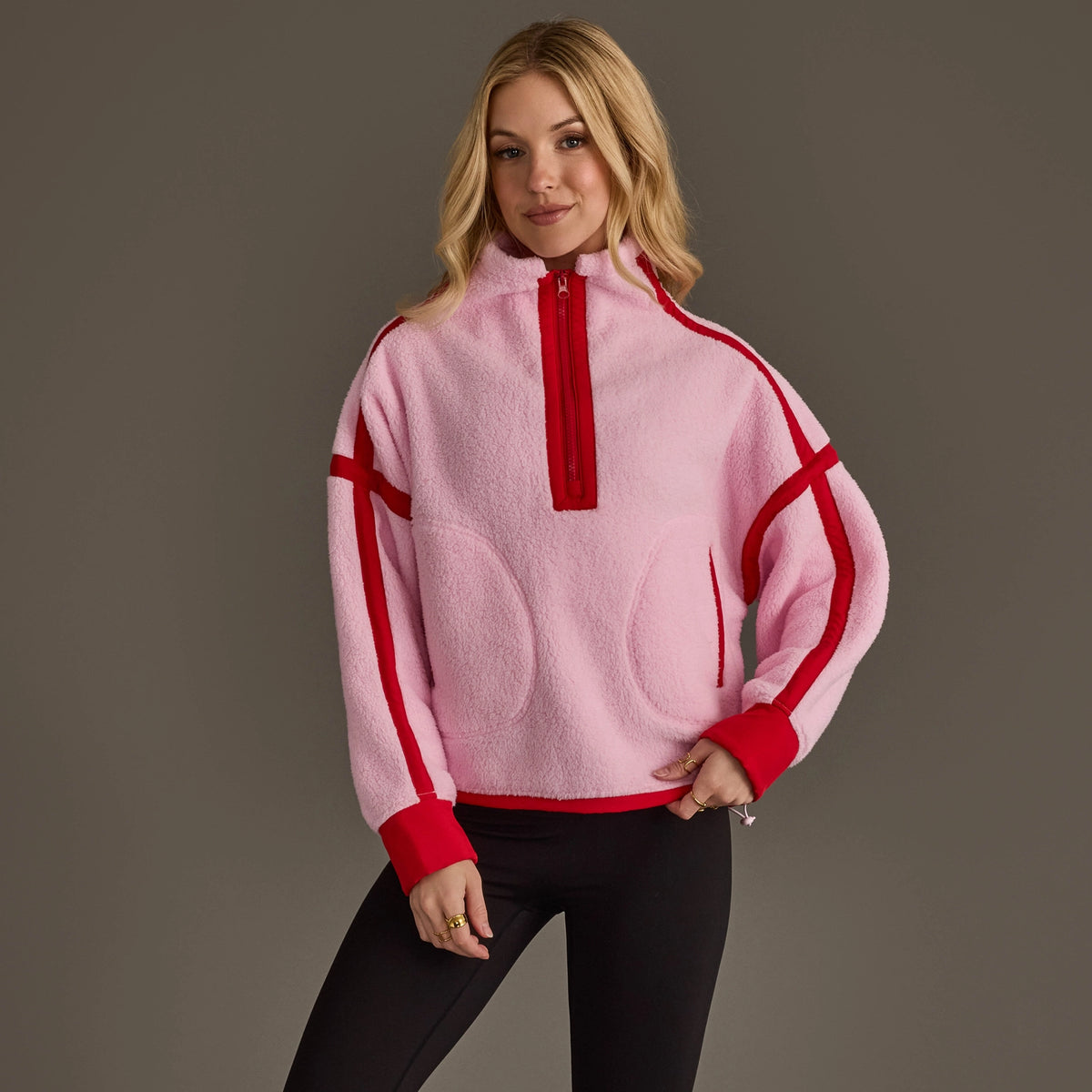 Pink/Red Sherpa