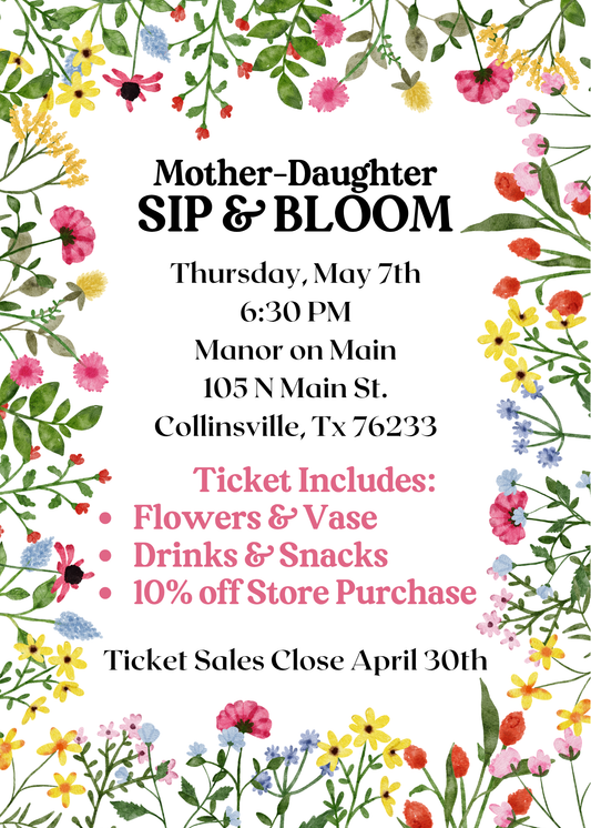 Sip and Bloom Ladies Night