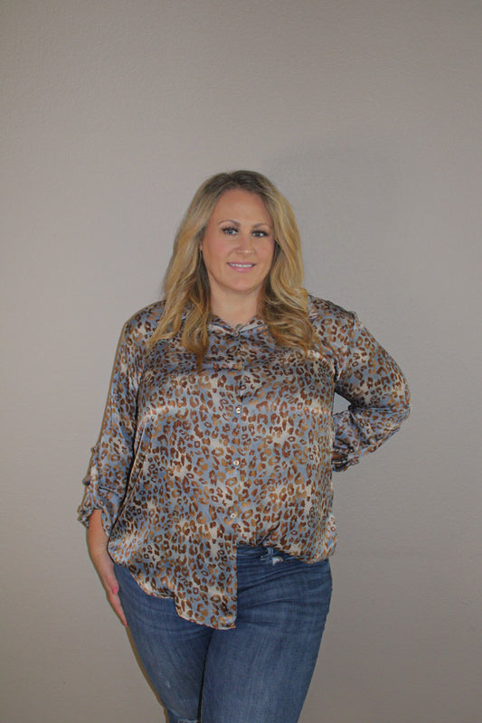 Silky Cheetah Top