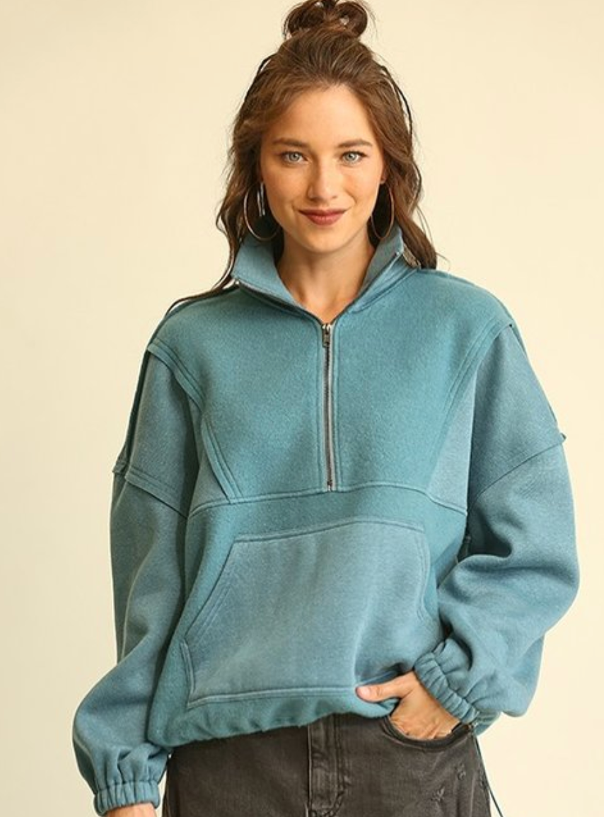 Out Of The Blue 3/4 Zip