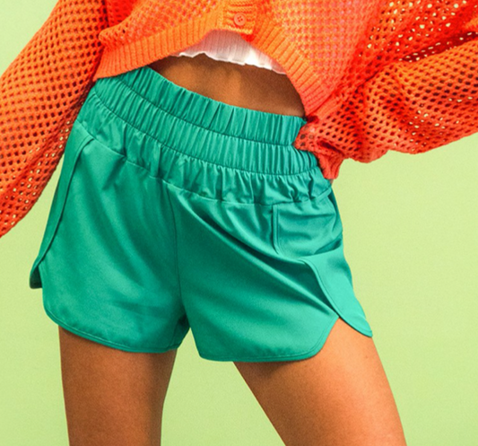 Teal Athletic Shorts